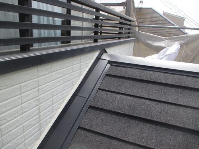 稲美町できれいに整った棟板金